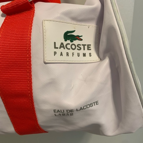 Lacoste Parfums Duffel Bag - White and Red - Picture 2 of 14